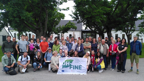 Participants of the OH-FINE cross visit in Vienna, Austria. Photo: FiBL Austria, Richard Petrasek